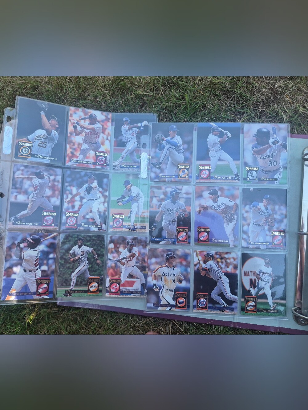 1994 Baseball Card Album With Manny Ramirez Rookie Card